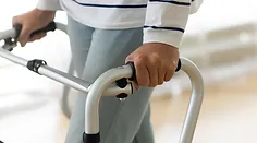 Person using a walker